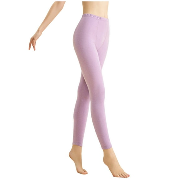 Admvng Leggings with Pockets for Women Thick Soft High Waisted Leggings Fleece Warm Velvet Pants for Cold Winter, Size XL-4XL