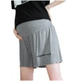 thumbnail image 1 of Admvng Maternity Plus Size Lounge Shorts Casual Loose Fit Pregnancy Print Sleep Shorts, 1 of 5