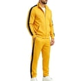 thumbnail image 1 of Admvng Men's 2 Piece Outfits Jacket and Elastic Waist Sweatpants Outfit Sport Casual Matching Suit Daily Workout Outdoor Tracksuit Set, 1 of 8