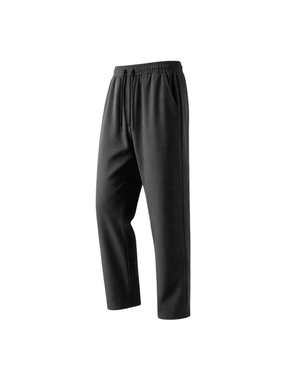 Men's Big & Tall Pants Casual Elastic Waist Breathable Sports Trousers
