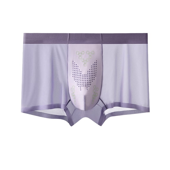 Admvng Men's Big & Tall Underwear Soft Solid Breathable Casual Boxer Briefs