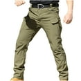 thumbnail image 1 of Admvng Men's Cargo Pants Stretch Work Pants with Multi Pockets, 1 of 4