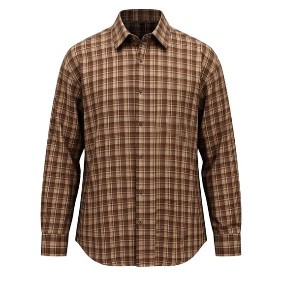 Admvng Men's Checkered Shirt Button Down Long Sleeve Vacation Casual Shirts