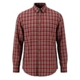 thumbnail image 1 of Admvng Men's Checkered Shirt Button Down Long Sleeve Vacation Casual Shirts, 1 of 8
