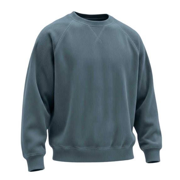 Admvng Men's Long Sleeve Tops Solid Casual Soft Lounge Shirts Solid Color Hoodie