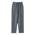 thumbnail image 1 of Admvng Men's Pants Casual Straight Leg Pants Solid Color Loose Pants,Size M-5XL, 1 of 3