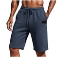 thumbnail image 1 of Admvng Men's Relaxed-Fit Drawstring Walk Shorts Summer Casual Shorts with Elastic Waist, 1 of 6