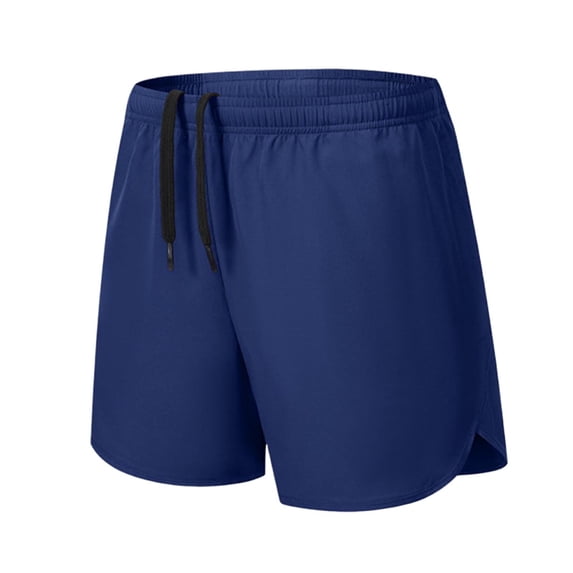 Admvng Men's Running Shorts with Back Zipper Pocket Quick Dry Gym Workout Training Shorts