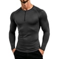 thumbnail image 1 of Admvng Men's Shirt Long Sleeve Casual Sports Gym Workout Fitness Tops, 1 of 8
