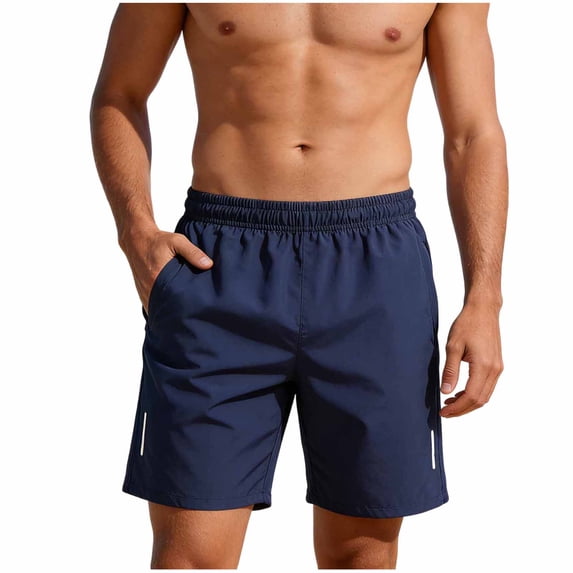 Admvng Men’s Short Casual Loose Quick Dry Big And Tall Summer Running Elastic Waist Shorts Pant With Pocket Size L-6XL
