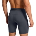 thumbnail image 1 of Admvng Men's Shorts with Back Zipper Pocket Quick Dry Tight Fit Running Gym Workout Shorts, 1 of 4