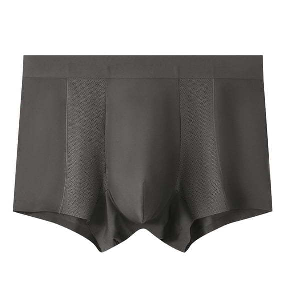 Admvng Men's Underwear Comfortable Breathable Ice Silk Boxer Briefs