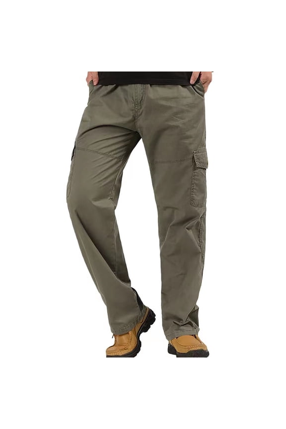 Cargo Pants for Men Plus Size Solid Casual Waterproof Outdoor Elastic Mountain Fishing Camping Trousers Hiking Work Cargo Pants Mens Joggers with Pockets M-6XL