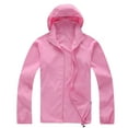 thumbnail image 1 of Admvng Mens Hooded Rain Jacket Lightweight Waterproof Windproof Full Zip Outdoor Cycling Running Windbreaker Coat, 1 of 5