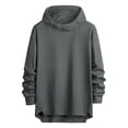 thumbnail image 1 of Admvng Mens Hoodies Casual Solid Long Sleeved Winter Warm Athletic Sweatshirt, Size XS-2XL, 1 of 3