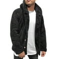 thumbnail image 1 of Admvng Mens Jacket Solid Color Cardigan Long Sleeve Hooded Casual Coat,Sizes M-3XL, 1 of 8