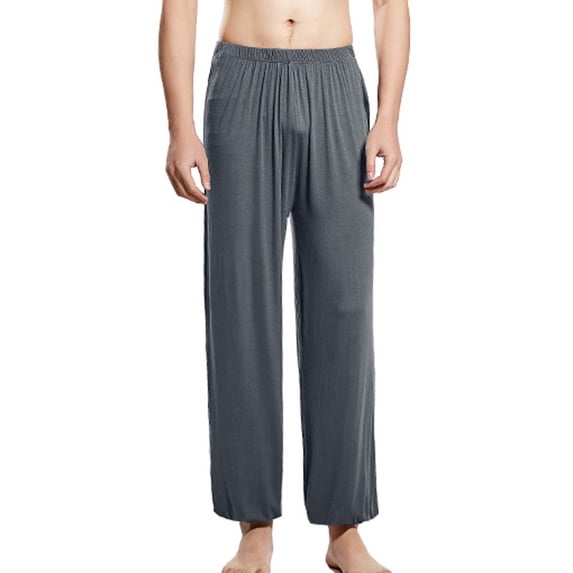 Admvng Mens Pajamas Cotton Sleep Lounge Bottoms Soft Comfy Sleepwear with Pockets S-3XL