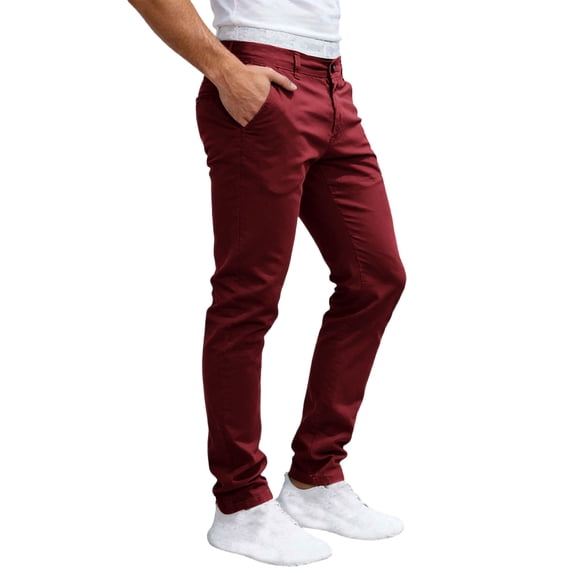 Admvng Mens Pants Breathable Solid Color Everyday Trousers
