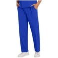 thumbnail image 1 of Admvng Mens Pants Elastic Waist Pockets Solid Work Trousers, 1 of 8