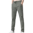 thumbnail image 1 of Admvng Mens Casual Pants Elastic Waist Pants for Seniors High Stretch Expandable with Pockets M-5XL, 1 of 3