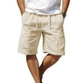 thumbnail image 1 of Admvng Mens Relaxed-Fit Drawstring Elastic Waist Walk Shorts Summer Casual Shorts with Pockets, 1 of 8