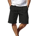 thumbnail image 1 of Admvng Mens Relaxed-Fit Drawstring Elastic Waist Walk Shorts Summer Casual Shorts with Pockets, 1 of 4