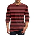 thumbnail image 1 of Admvng Mens Shirts Casual Printing Round Neck Pullover Short Sleeve T-Shirt,Sizes M-5XL, 1 of 4