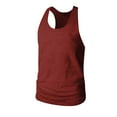 thumbnail image 1 of Admvng Mens Shirts Gym Workout Shirt Y-Back Sleeveless Muscle Fitness Bodybuilding Tank Shirts S-2XL, 1 of 6