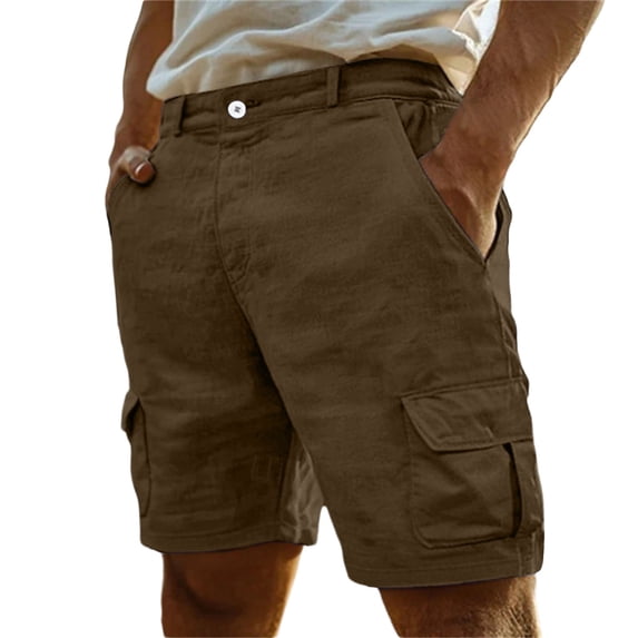 Admvng Mens Short Casual Loose Drawstring Breathable Athletic Summer Big And Tall Short Pant for Men With Pocket Size S-3XL