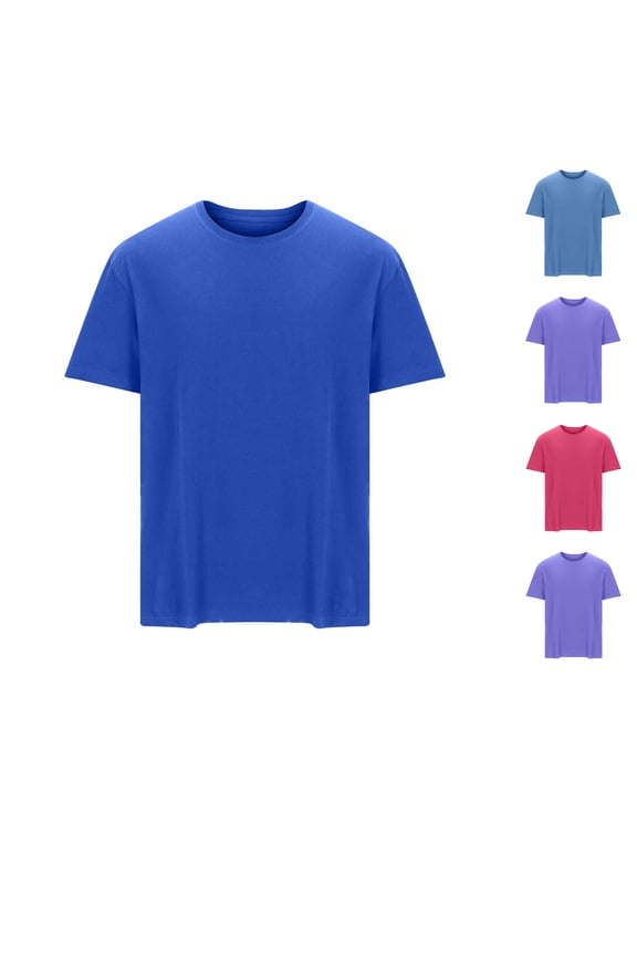 Mens Short Sleeve Dry Fit Short Sleeve T-Shirt Crewneck Lightweight Tee Shirts Workout Athletic Casual L-6XL