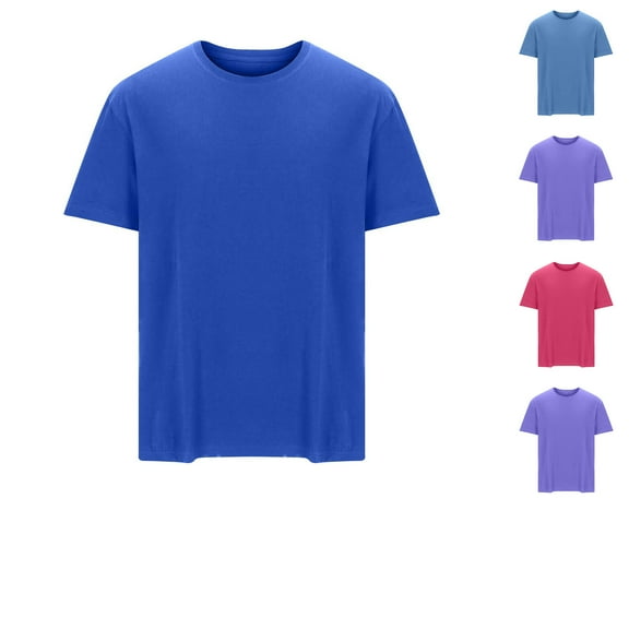 Admvng Mens Short Sleeve Dry Fit Short Sleeve T-Shirt Crewneck Lightweight Tee Shirts Workout Athletic Casual L-6XL