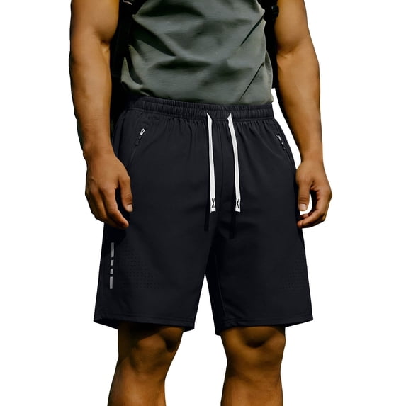 Admvng Mens Shorts Athletic Workout Basketball Running Casual Lounge Shorts with Pockets