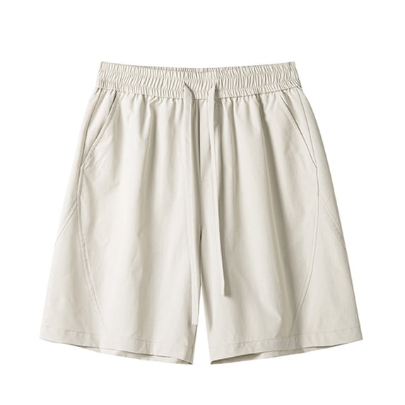 Admvng Mens Shorts Big & Tall Lightweight Stretch Drawstring Elastic Waist Gym Shorts