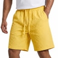 thumbnail image 1 of Admvng Mens Shorts Big & Tall Drawstring Elastic Waist Workout Shorts for Summer Casual Running, 1 of 5