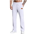 thumbnail image 1 of Admvng Mens Sweatpants Casual Elastic Waist Solid Elastic Long Pants,Sizes S-3XL, 1 of 4