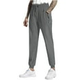 thumbnail image 1 of Admvng Mens Sweatpants Pocket Elastic Ankle Binding Solid Color Elastic Waist Drawstring Pants S-2XL, 1 of 7