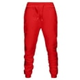 thumbnail image 1 of Admvng Mens Sweatpants Solid Color Casual Sports Fitness High Waist Lounge Drawstring Mens Sweatpants with Pockets M-3XL, 1 of 4