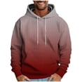 thumbnail image 1 of Admvng Mens Sweatshirt Print Leisure Draw Rope Hooded Sweatshirt, Size M-4XL, 1 of 4