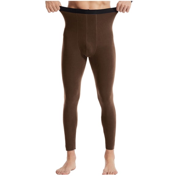 Admvng Mens Thermal Compression Pants Fleece Lined Base Layer Leggings for Cold Weather.