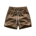 thumbnail image 1 of Admvng Mens Workout Athletic Shorts Plus Size Solid Color Ice Silk Breathable Outdoor Casual Sports Shorts S-4XL, 1 of 7