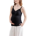 thumbnail image 1 of Admvng Nursing Cami Lace Trim Built-In Bra Adjustable Strap Comfortable Maternity Tank Top, 1 of 9