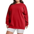 thumbnail image 1 of Admvng Oversized Sweatshirt for Women Plus Size FashionCasual Long Sleeve Round Neck Ladies Loose Sweatshirt Tops Blouse, Size L-5XL, 1 of 5
