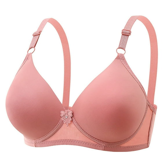 Admvng Push Up Bra for Women Comfortable Lace Breathable Bra Underwear No Rims S-XL