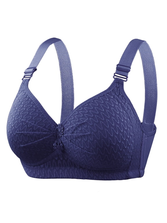 Push Up Bra for Women Middle Aged And Elderly Bras without Steel Rings Large Size Underwear Front Button Style Bra Comfortable Bra S-3XL