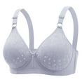 thumbnail image 1 of Admvng Push Up Bra for Women Sexy Non Magnetic And Non Steel Ring Gathered Bra with Thin Cup And Adjustable Sexy Lace Bra Underwear M-3XL, 1 of 2