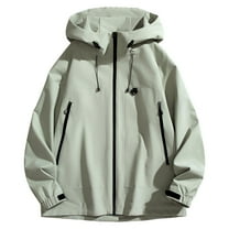 Admvng Rain Coats for Men Raincoat Windbreaker Running Waterproof Lightweight HoodedTravel Hiking Cycling, Size M-5XL