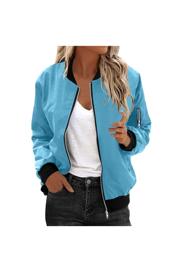 Rain Jacket Women Solid Color Waterproof and Windproof Lightweight Lined Jacket Jacket, Size S-2XL