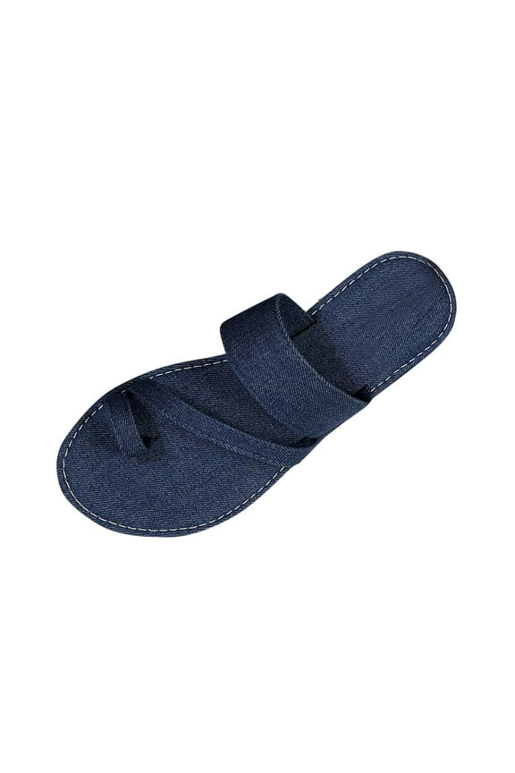 Sandals for Women Fashion Casual Toe Spring and Summer New Breathable Flat Sandals 36-43