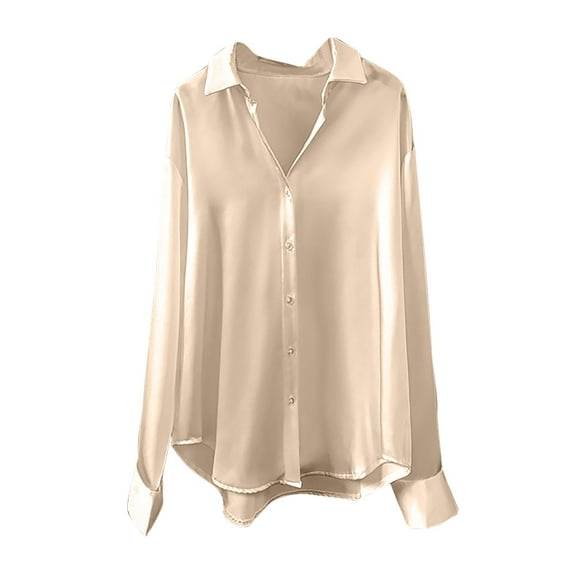 Admvng Shirts for Women Trendy Long Sleeve Shirt Comfortable Pretty Undershirt S-2XL