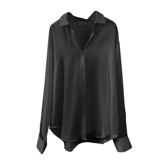 Admvng Shirts for Women Trendy Long Sleeve Shirt Comfortable Pretty Undershirt S-2XL